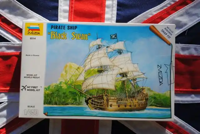 Zvezda 6514 PIRATE SHIP BLACK SWAN Rechtstreeks Van De Fabrikant